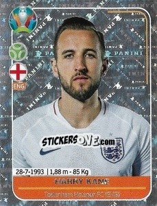 Sticker Harry Kane - UEFA Euro 2020 Preview. 528 stickers version - Panini