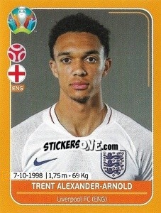 Sticker Trent Alexander-Arnold - UEFA Euro 2020 Preview. 528 stickers version - Panini