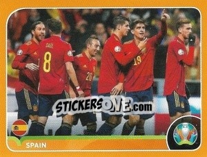 Sticker Group - UEFA Euro 2020 Preview. 528 stickers version n. ESP3 - Panini