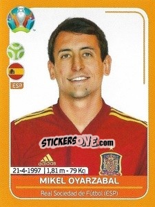 Sticker Mikel Oyarzabal - UEFA Euro 2020 Preview. 528 stickers version n. ESP24 - Panini