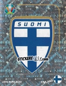 Sticker Logo - UEFA Euro 2020 Preview. 528 stickers version n. FIN1 - Panini