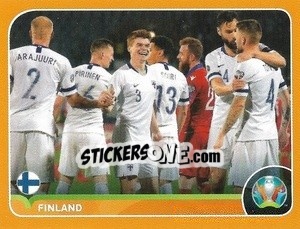 Sticker Group - UEFA Euro 2020 Preview. 528 stickers version n. FIN3 - Panini