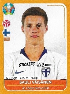 Sticker Sauli Väisänen - UEFA Euro 2020 Preview. 528 stickers version n. FIN13 - Panini