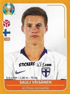 Sticker Sauli Väisänen - UEFA Euro 2020 Preview. 528 stickers version - Panini