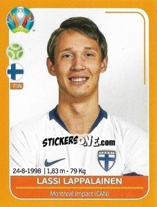 Sticker Lassi Lappalainen - UEFA Euro 2020 Preview. 528 stickers version - Panini