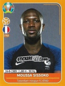 Sticker Moussa Sissoko - UEFA Euro 2020 Preview. 528 stickers version - Panini