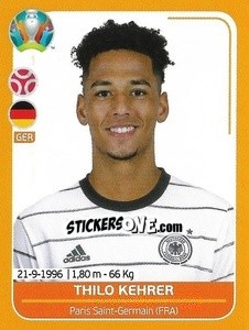 Cromo Thilo Kehrer - UEFA Euro 2020 Preview. 528 stickers version - Panini