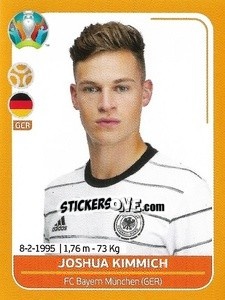 Sticker Joshua Kimmich - UEFA Euro 2020 Preview. 528 stickers version n. GER15 - Panini