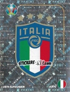 Sticker Logo - UEFA Euro 2020 Preview. 528 stickers version n. ITA1 - Panini