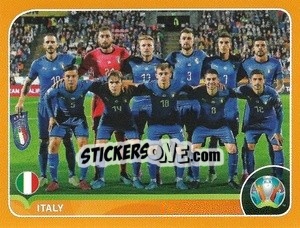 Sticker Line-up - UEFA Euro 2020 Preview. 528 stickers version n. ITA2 - Panini
