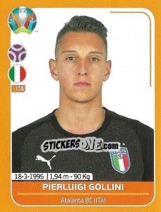 Sticker Pierluigi Gollini - UEFA Euro 2020 Preview. 528 stickers version - Panini