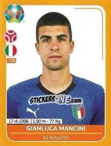 Figurina Gianluca Mancini - UEFA Euro 2020 Preview. 528 stickers version - Panini