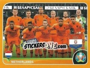 Sticker Line-up - UEFA Euro 2020 Preview. 528 stickers version n. NED2 - Panini