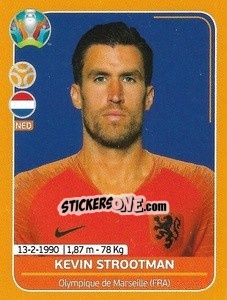 Sticker Kevin Strootman - UEFA Euro 2020 Preview. 528 stickers version - Panini