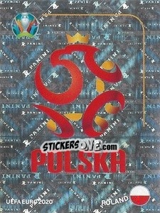 Sticker Logo - UEFA Euro 2020 Preview. 528 stickers version n. POL1 - Panini