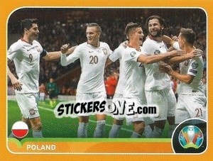 Sticker Group - UEFA Euro 2020 Preview. 528 stickers version n. POL3 - Panini