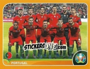 Figurina Line-up - UEFA Euro 2020 Preview. 528 stickers version - Panini