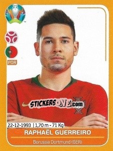 Cromo Raphaël Guerreiro - UEFA Euro 2020 Preview. 528 stickers version - Panini