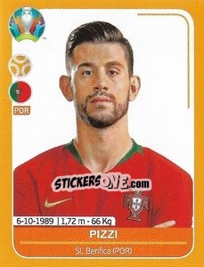 Figurina Pizzi - UEFA Euro 2020 Preview. 528 stickers version n. POR18 - Panini