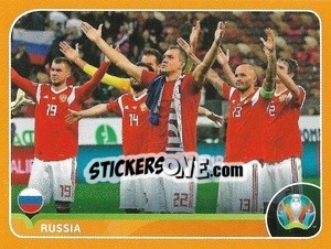 Sticker Group - UEFA Euro 2020 Preview. 528 stickers version n. RUS3 - Panini
