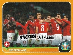 Sticker Group - UEFA Euro 2020 Preview. 528 stickers version n. SUI3 - Panini