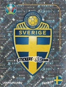 Sticker Logo - UEFA Euro 2020 Preview. 528 stickers version n. SWE1 - Panini