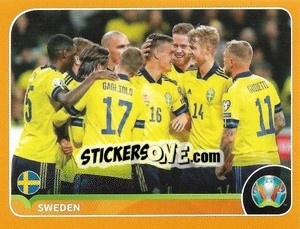 Sticker Group - UEFA Euro 2020 Preview. 528 stickers version n. SWE3 - Panini
