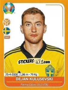 Sticker Dejan Kulusevski - UEFA Euro 2020 Preview. 528 stickers version - Panini