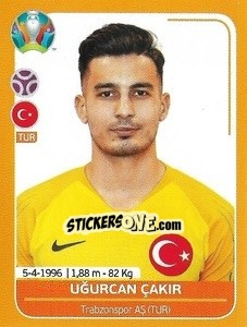 Sticker Uğurcan Çakir - UEFA Euro 2020 Preview. 528 stickers version - Panini