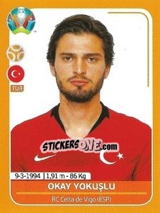 Figurina Okay Yokuşlu - UEFA Euro 2020 Preview. 528 stickers version - Panini