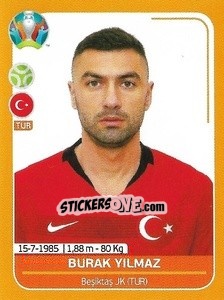 Figurina Burak Yilmaz - UEFA Euro 2020 Preview. 528 stickers version - Panini