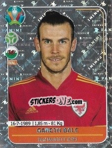 Sticker Gareth Bale - UEFA Euro 2020 Preview. 528 stickers version - Panini