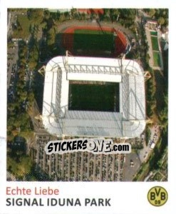Sticker Signal Iduna Park - Bvb 09. Echte Liebe! - Juststickit