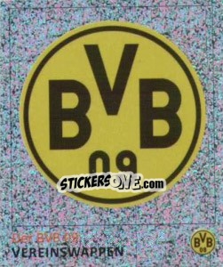 Sticker Vereinwappen (Glitzer) - Bvb 09. Echte Liebe! - Juststickit