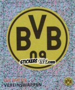 Sticker Vereinwappen (Glitzer) - Bvb 09. Echte Liebe! n. 3 - Juststickit