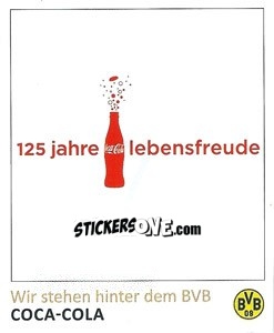 Sticker Coca-Cola - Bvb 09. Echte Liebe! n. 7 - Juststickit