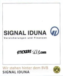 Sticker Signal Iduna - Bvb 09. Echte Liebe! n. 15 - Juststickit