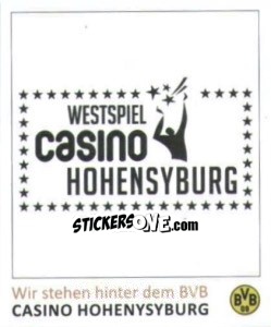 Sticker Casino Hohensyburg - Bvb 09. Echte Liebe! - Juststickit