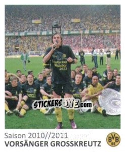 Sticker Vorsänger Großkreutz (Extrasticker) - Bvb 09. Echte Liebe! - Juststickit