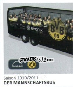 Figurina Der Mannschaftsbus (Puzzle) - Bvb 09. Echte Liebe! - Juststickit