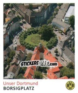 Sticker Borsigplatz - Bvb 09. Echte Liebe! - Juststickit