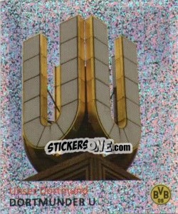 Sticker Dortmunder U (Glitzer) - Bvb 09. Echte Liebe! n. 40 - Juststickit