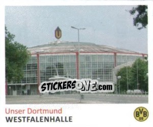 Sticker Westfalenhalle - Bvb 09. Echte Liebe! - Juststickit
