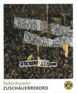 Figurina Zuschauerrekord - Bvb 09. Echte Liebe! - Juststickit