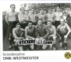 Cromo 1948: Westmeister - Bvb 09. Echte Liebe! - Juststickit