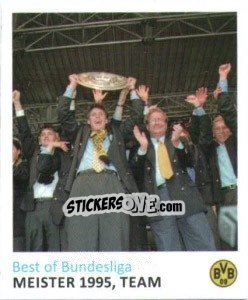 Sticker Meister 1995, Team - Bvb 09. Echte Liebe! - Juststickit