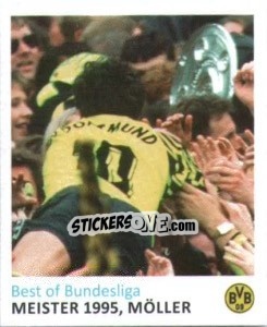 Sticker Meister 1995, Schale - Moller - Bvb 09. Echte Liebe! n. 77 - Juststickit