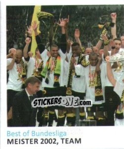 Figurina Meister 2002, Team (Puzzle) - Bvb 09. Echte Liebe! - Juststickit