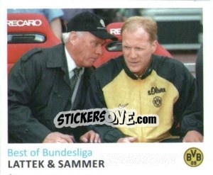 Sticker Lattek / Sammer - Bvb 09. Echte Liebe! n. 86 - Juststickit