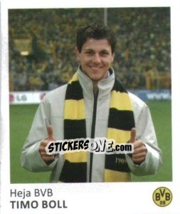 Sticker Timo Boll - Bvb 09. Echte Liebe! - Juststickit